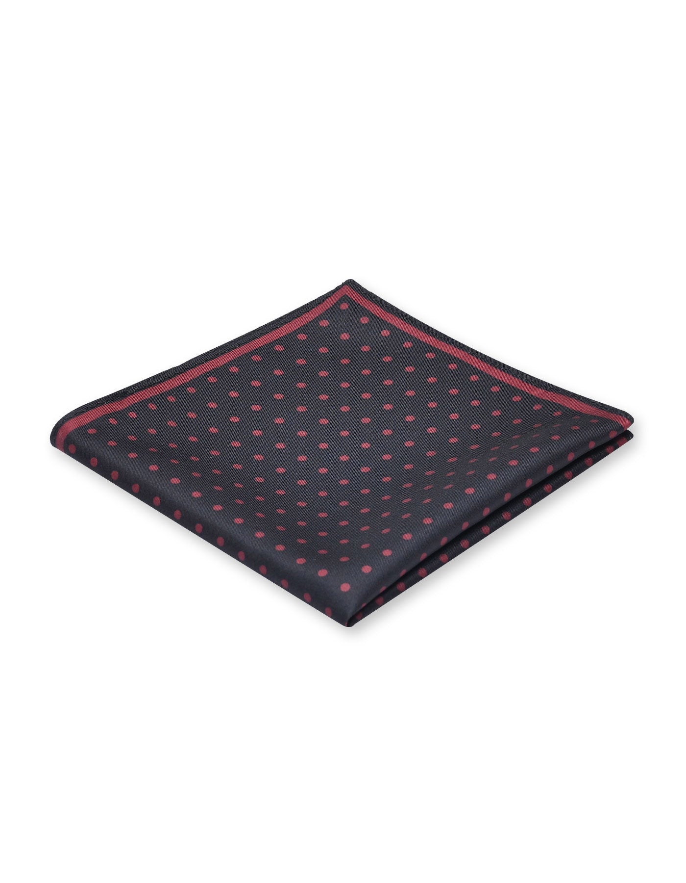 Red Dotted Pocket Square
