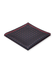 Red Dotted Pocket Square