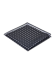 Black Dotted Pocket Square