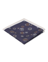 Purple Geometric Pocket Square