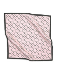 Peach Geometric Pocket Square
