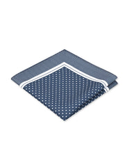 Grey Dotted Pocket Square