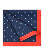 Navy Dotted Pocket Square