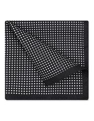 Black Dotted Pocket Square