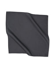 Black Plain Pocket Square