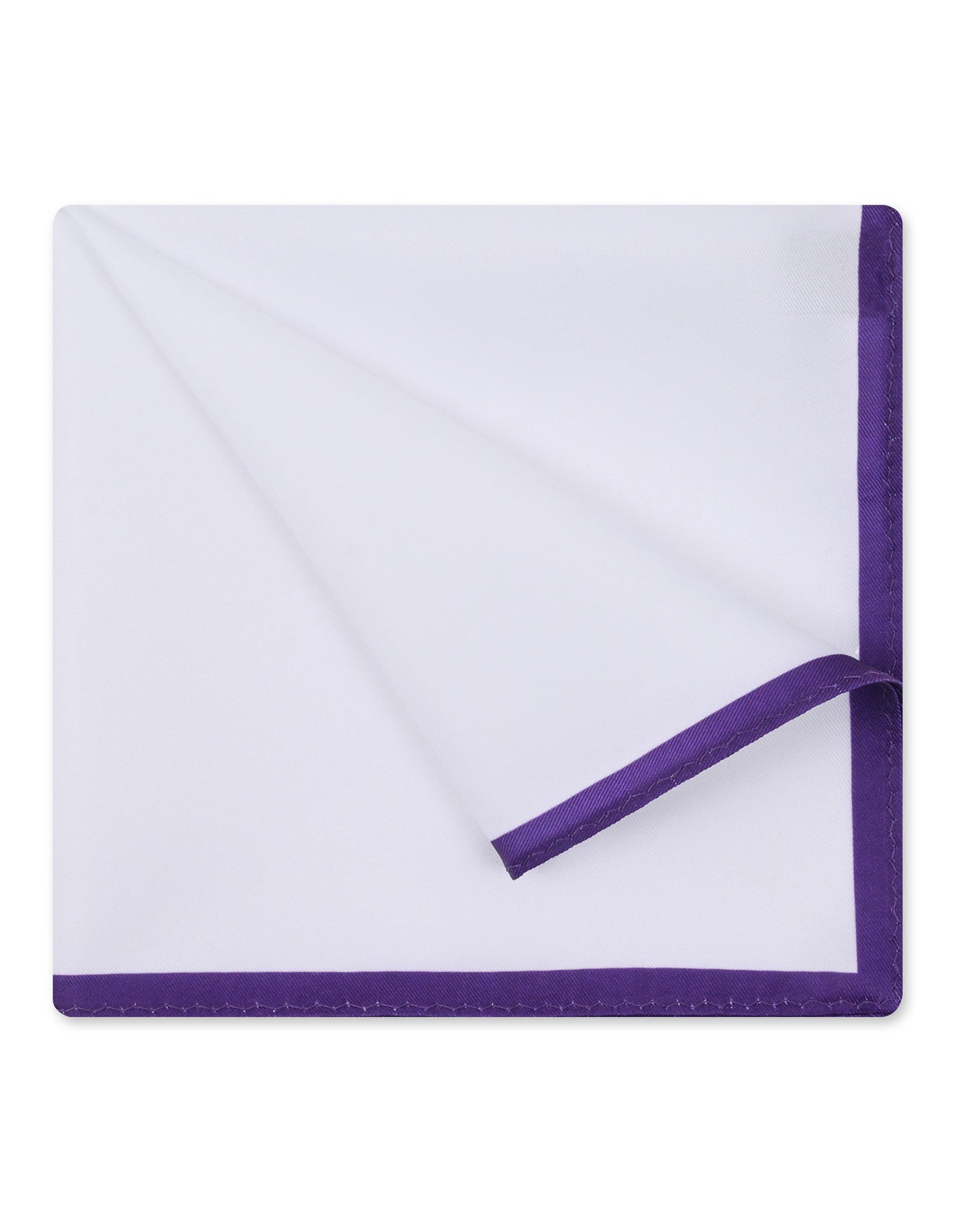 White Plain Pocket Square