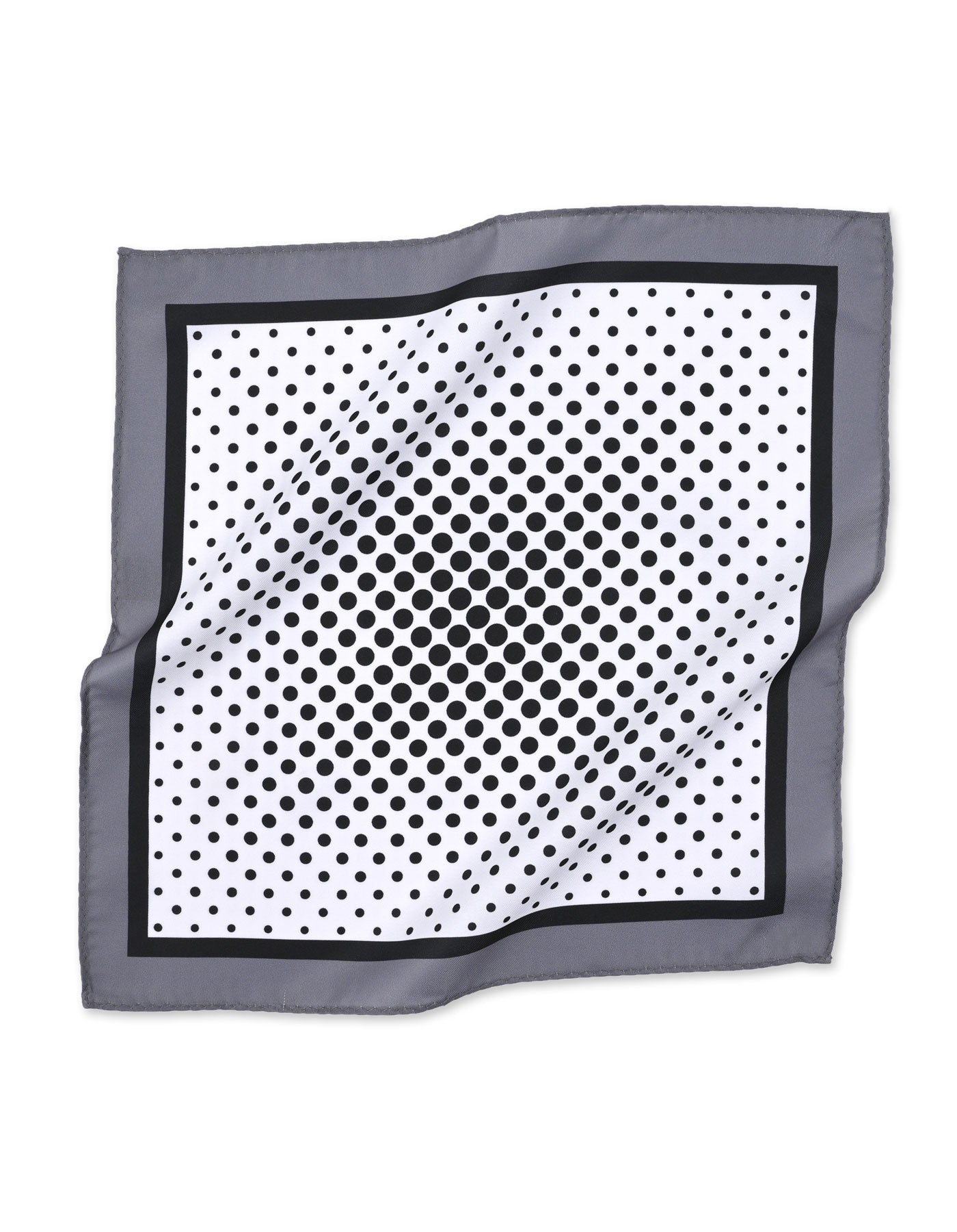 White Dotted Pocket Square