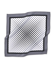 White Dotted Pocket Square