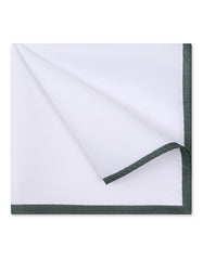 White Plain Pocket Square