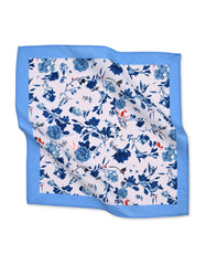 Sky Floral Pocket Square