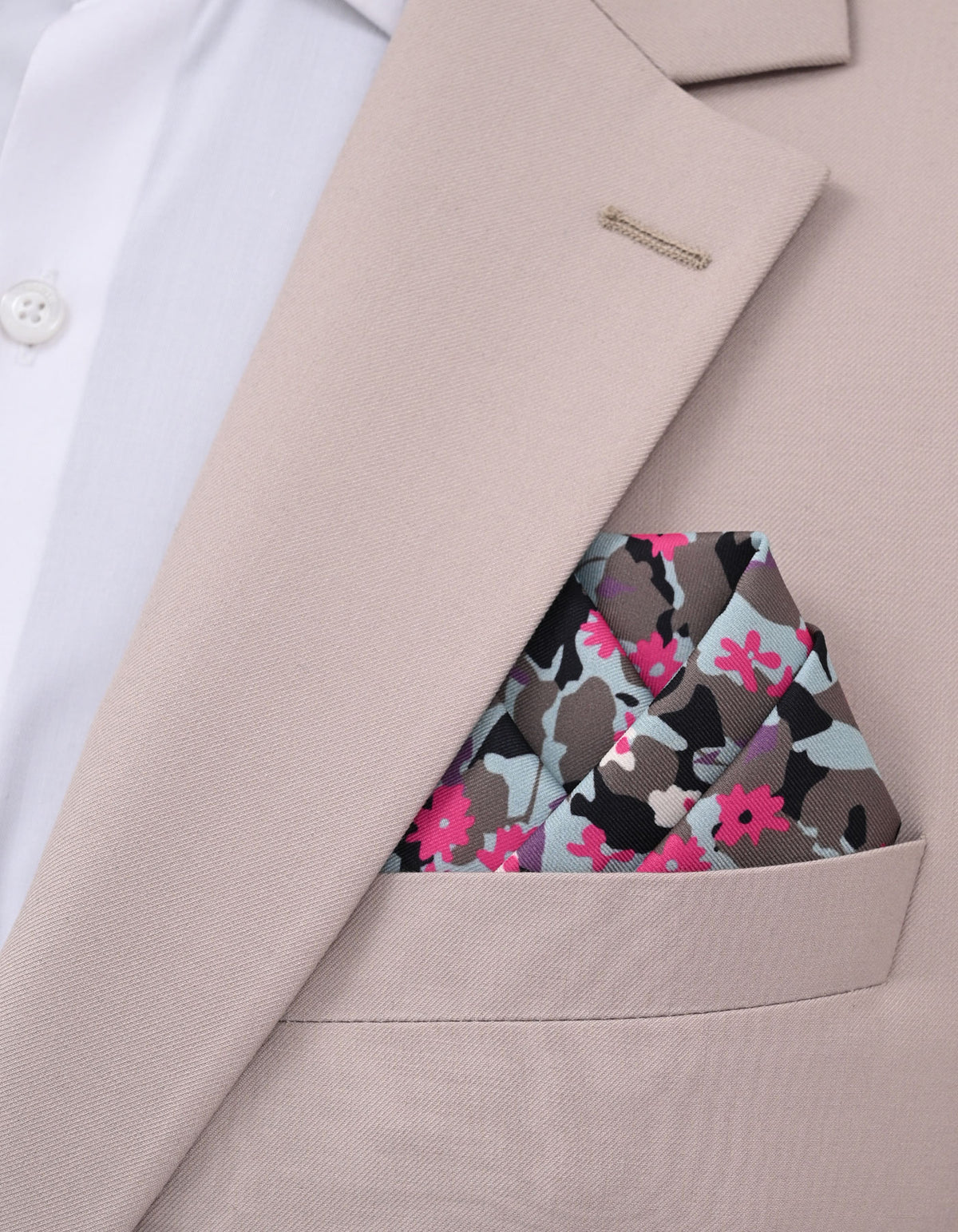 Multi Floral Pocket Square