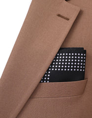Black Dotted Pocket Square