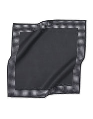 Black Dotted Pocket Square