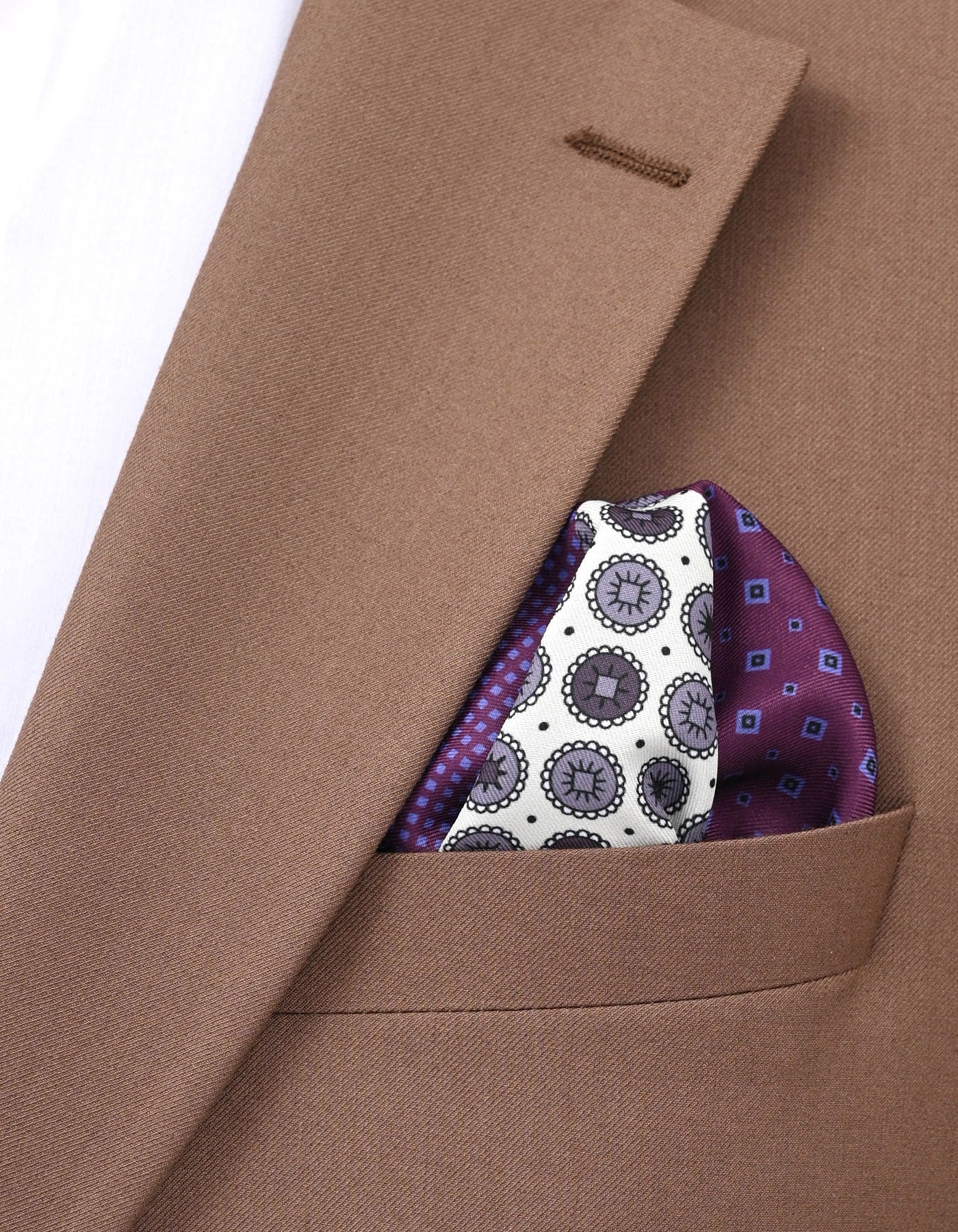 Multi Geometric Pocket Square