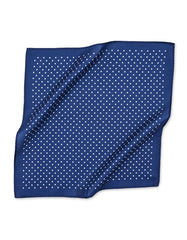 Royal Blue Dotted Pocket Square