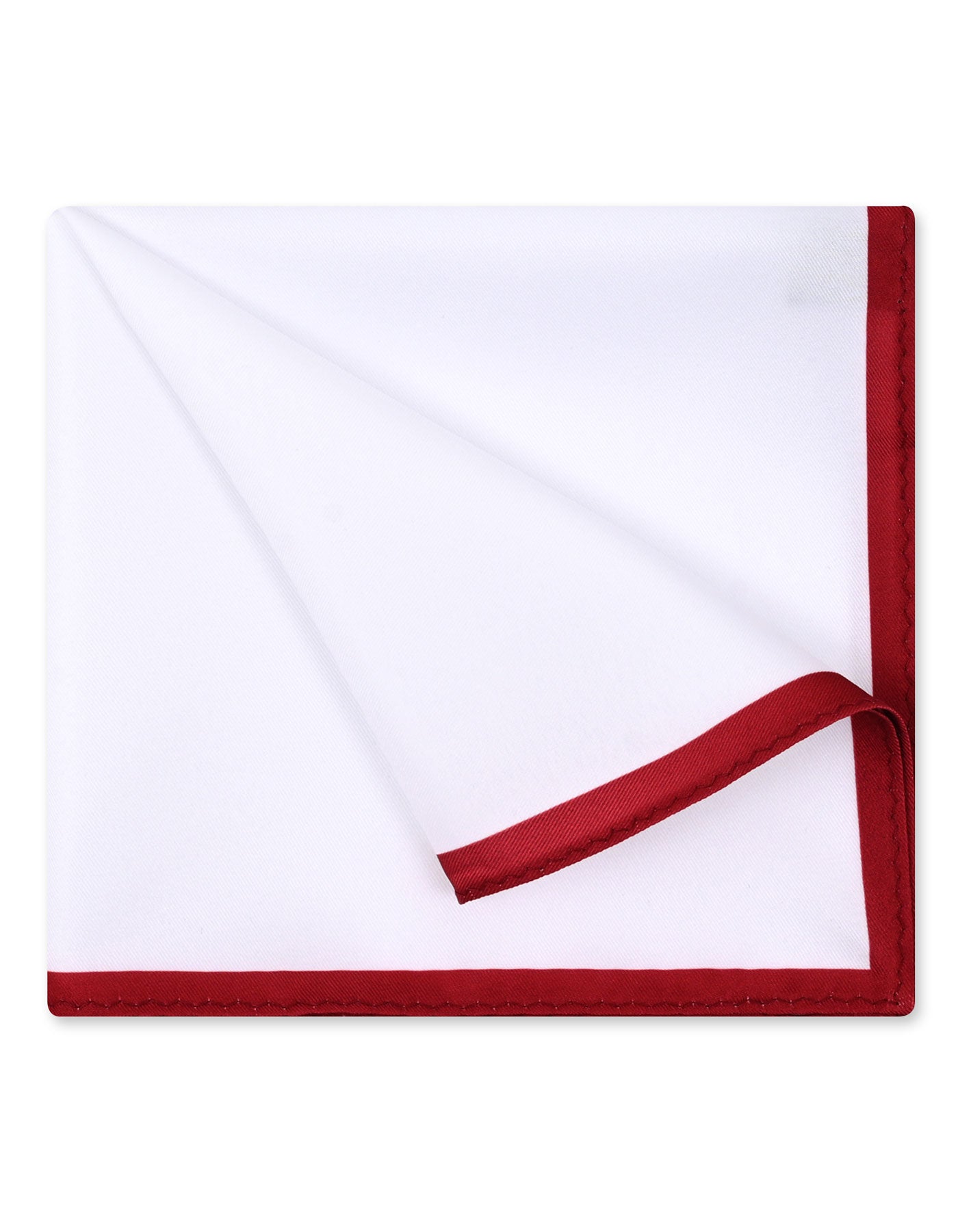 White Plain Pocket Square