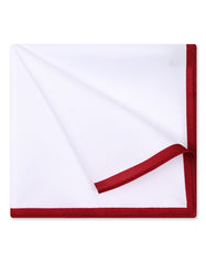 White Plain Pocket Square