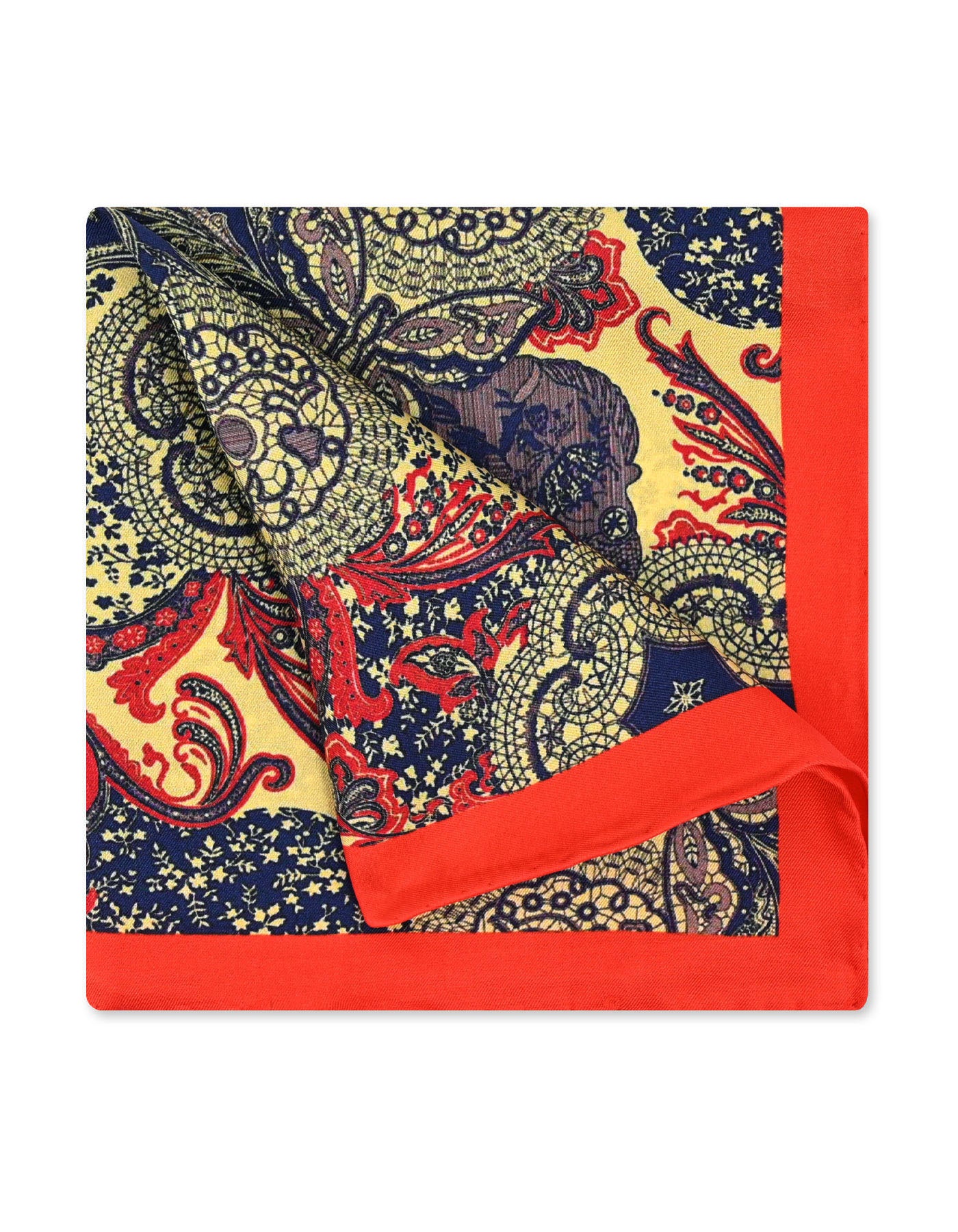 Multi Floral Pocket Square