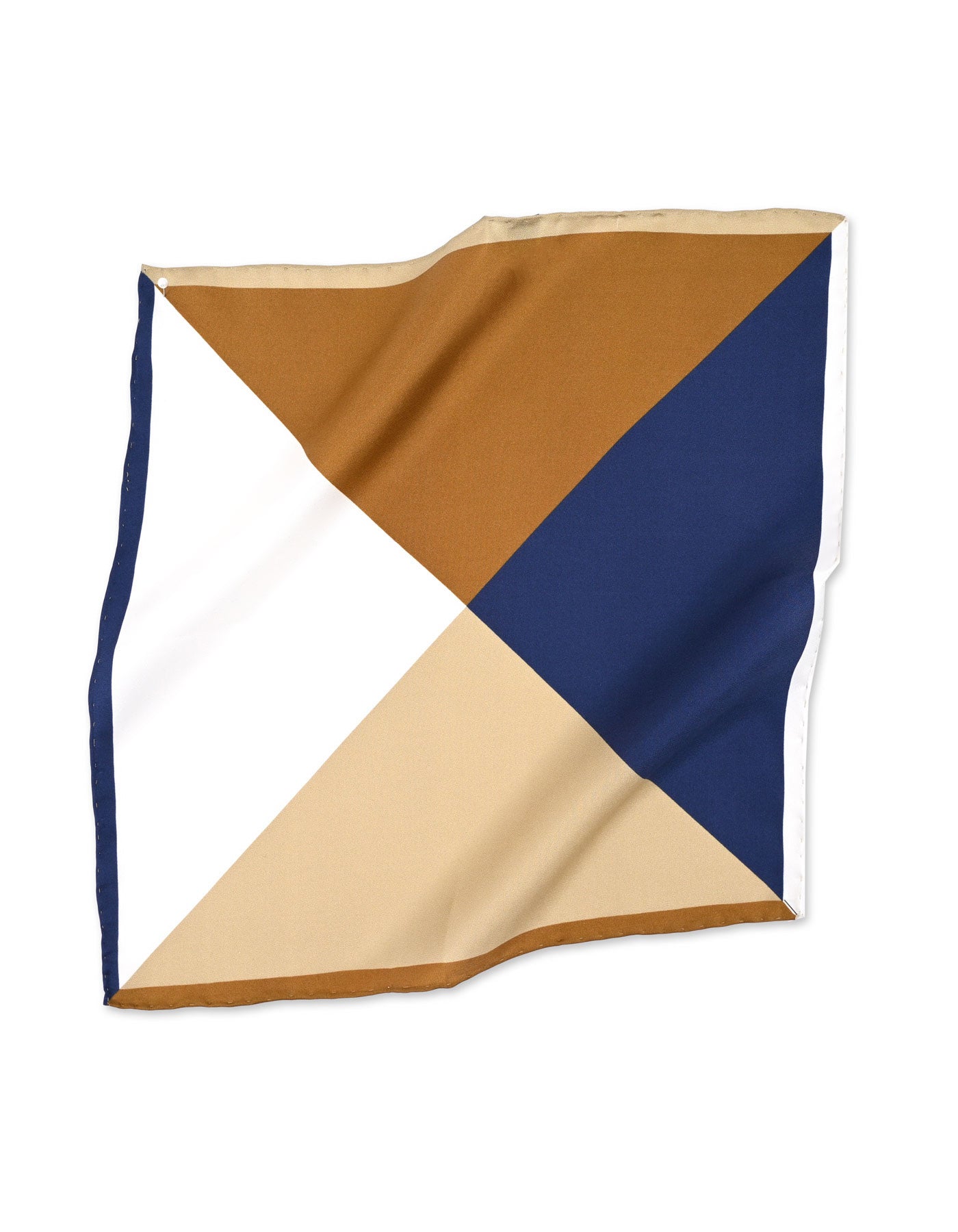Multi Colour Block Pocket Square