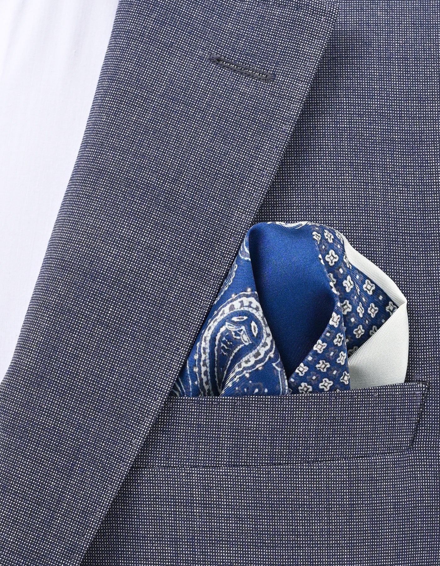 Multi Mixed Print Pocket Square