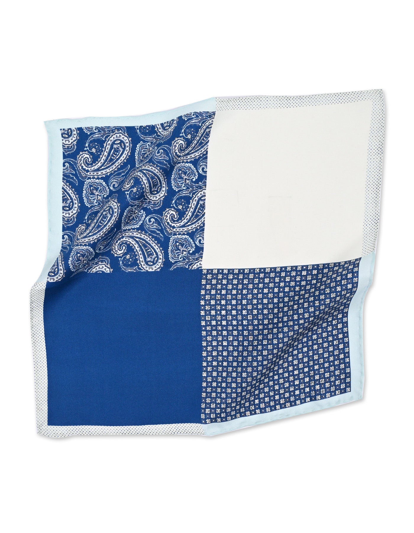 Multi Mixed Print Pocket Square
