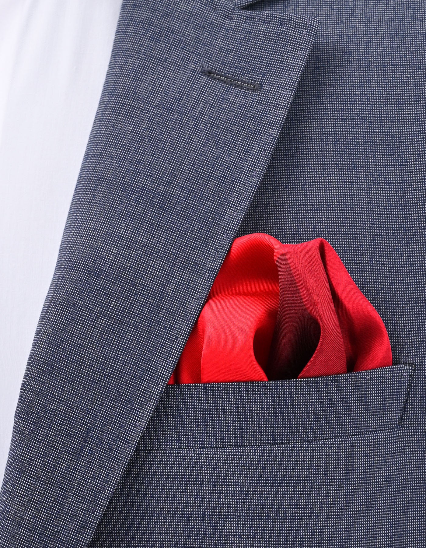 Multi Color Block Pocket Square