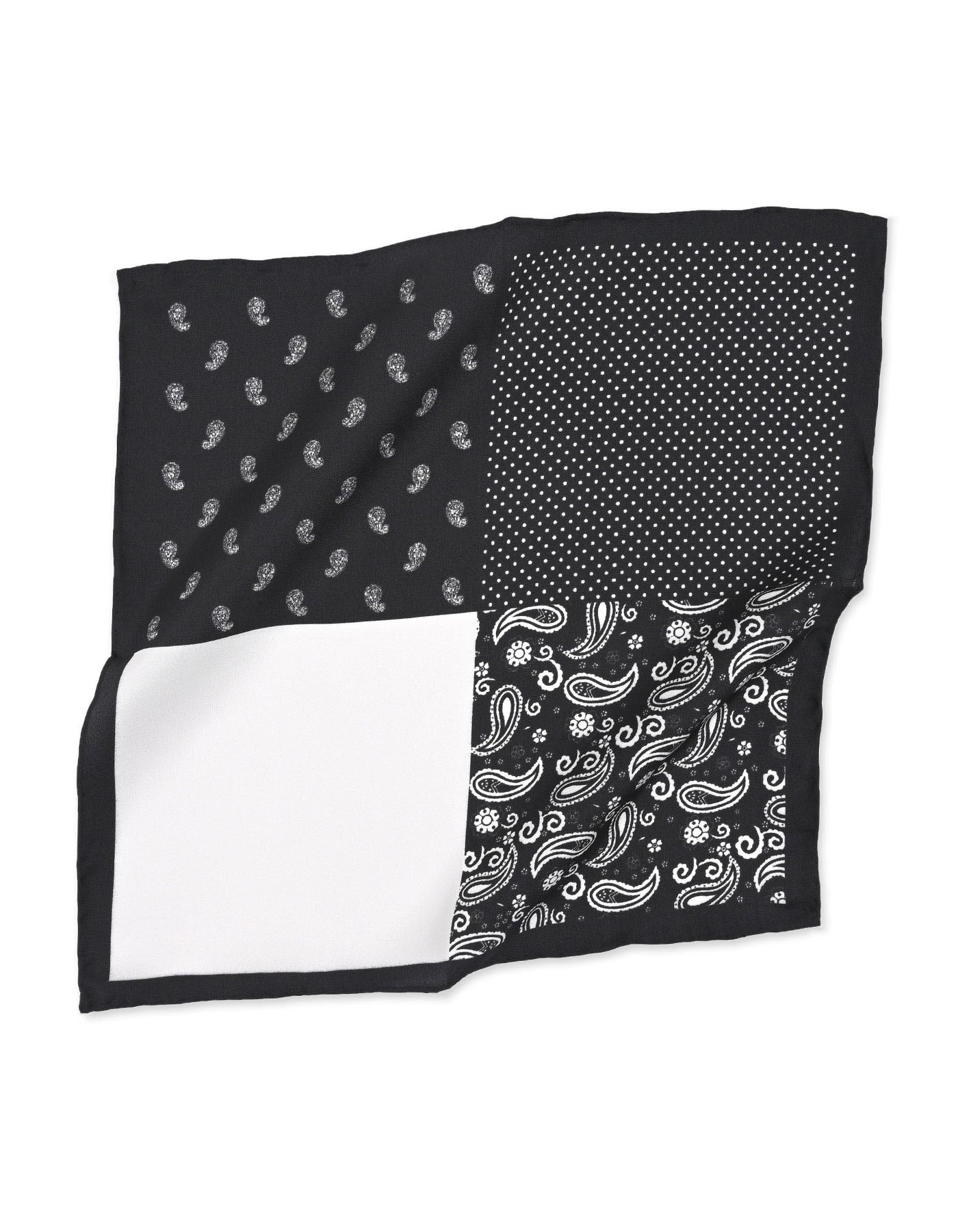 Multi Mixed Print Pocket Square