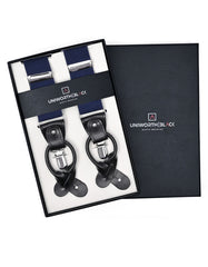Navy Y-back Suspenders
