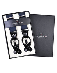 Navy Self Y-Back Suspenders