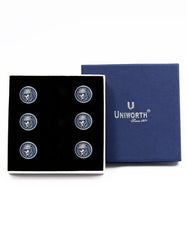 Navy Waistcoat Button