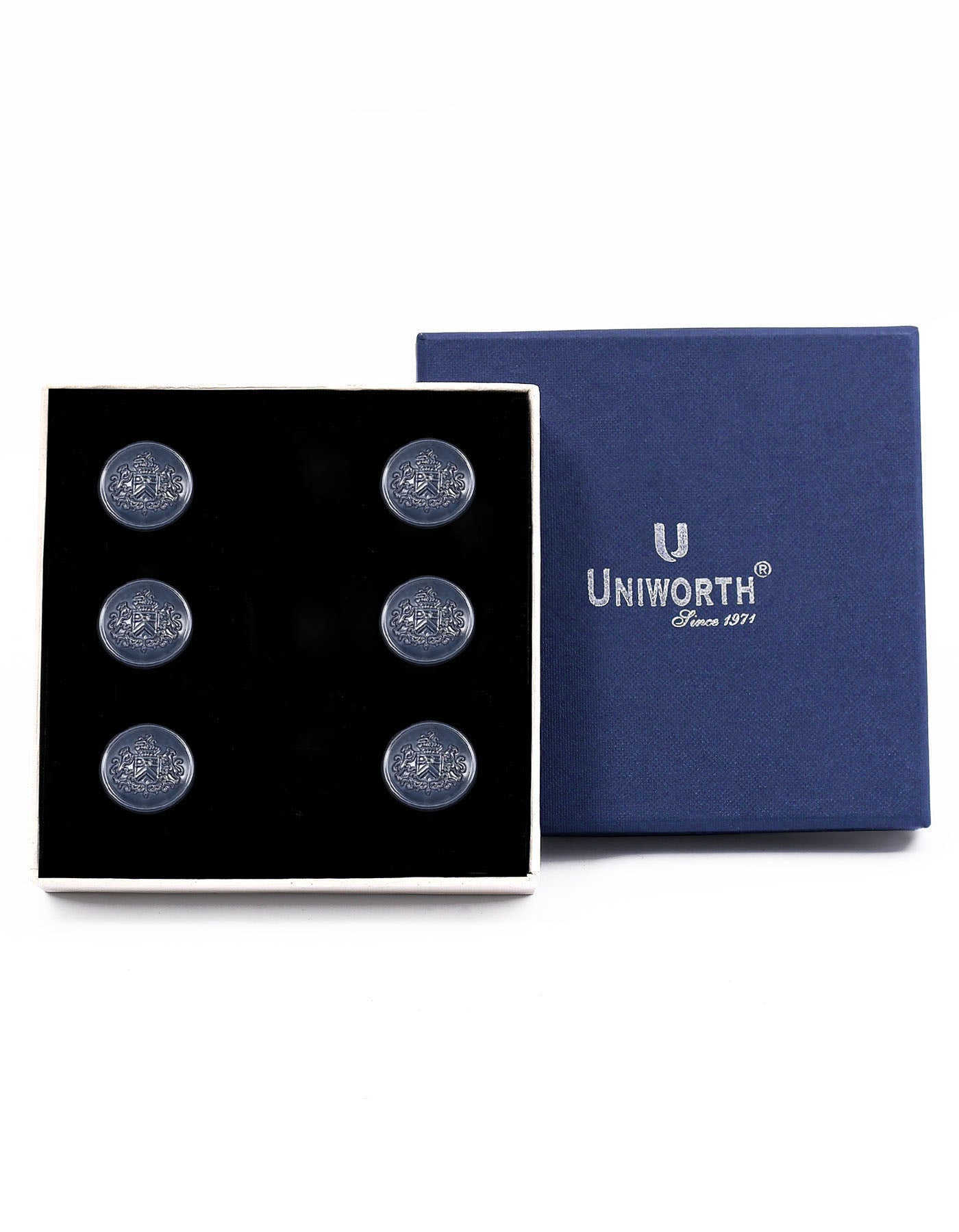 Navy Waistcoat Button