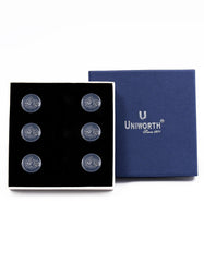 Navy Waistcoat Button