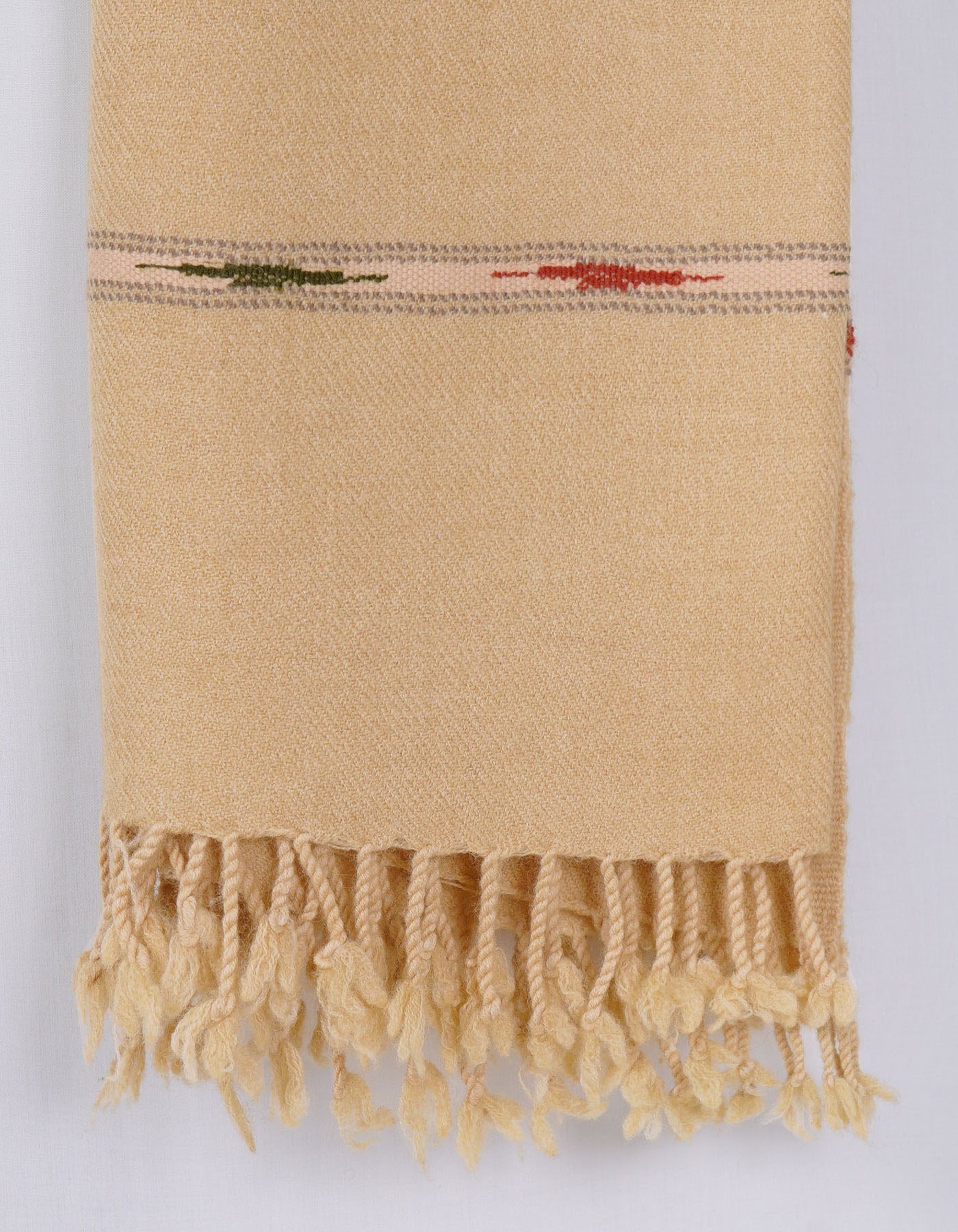 Skin Plain 100% Wool Men Shawl