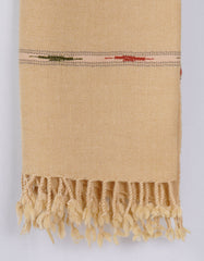 Skin Plain 100% Wool Men Shawl