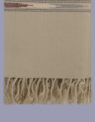 D Fawn Plain Wool Blend Men Shawl