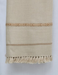 Grey Plain 100% Acrylic Men Shawl