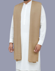 D Fawn Plain 100% Acrylic Men Shawl