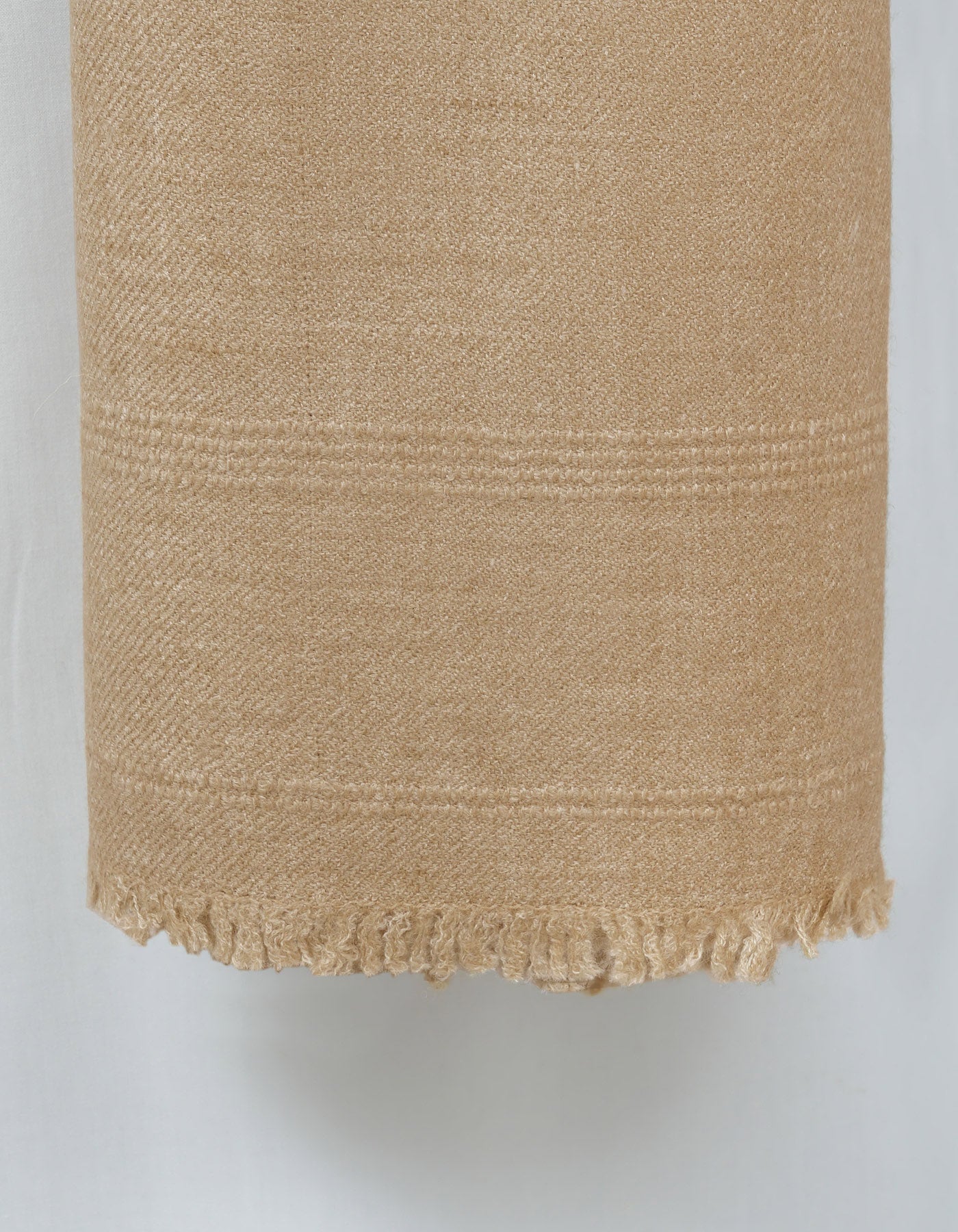 D Fawn Plain 100% Acrylic Men Shawl