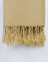 Khaki Plain 100% Acrylic Men Shawl