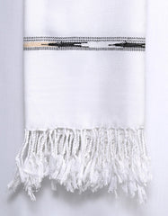 White Plain 100% Acrylic Men Shawl