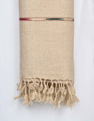 L Green Plain Wool Blend Men Shawl
