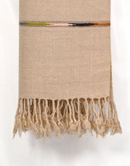 D Skin Plain Wool Blend Men Shawl