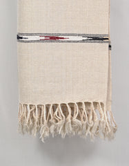 D Skin Plain Wool Blend Men Shawl