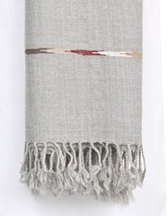 Stone Plain Wool Blend Men Shawl