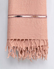 D Skin Plain Wool Blend Men Shawl