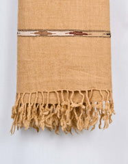 D Fawn Plain Wool Blend Men Shawl