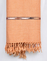 Camel Plain Wool Blend Men Shawl