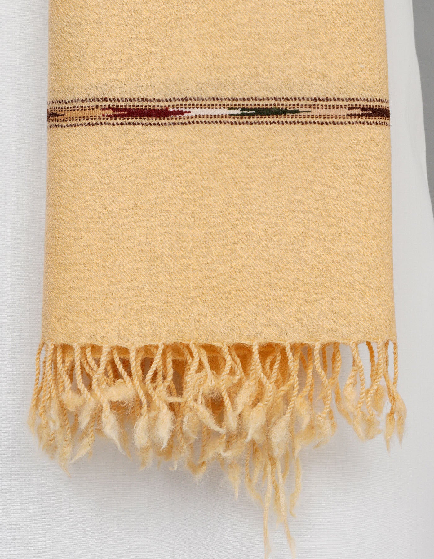 Skin Plain 100% Wool Men Shawl