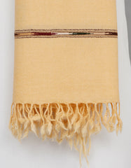 Skin Plain 100% Wool Men Shawl