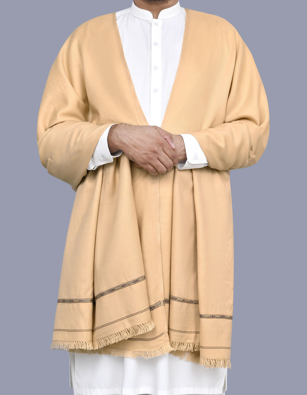 Skin Plain 100% Acrylic Men Shawl